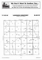 Langdon Township Directory Map, Cavalier County 2007